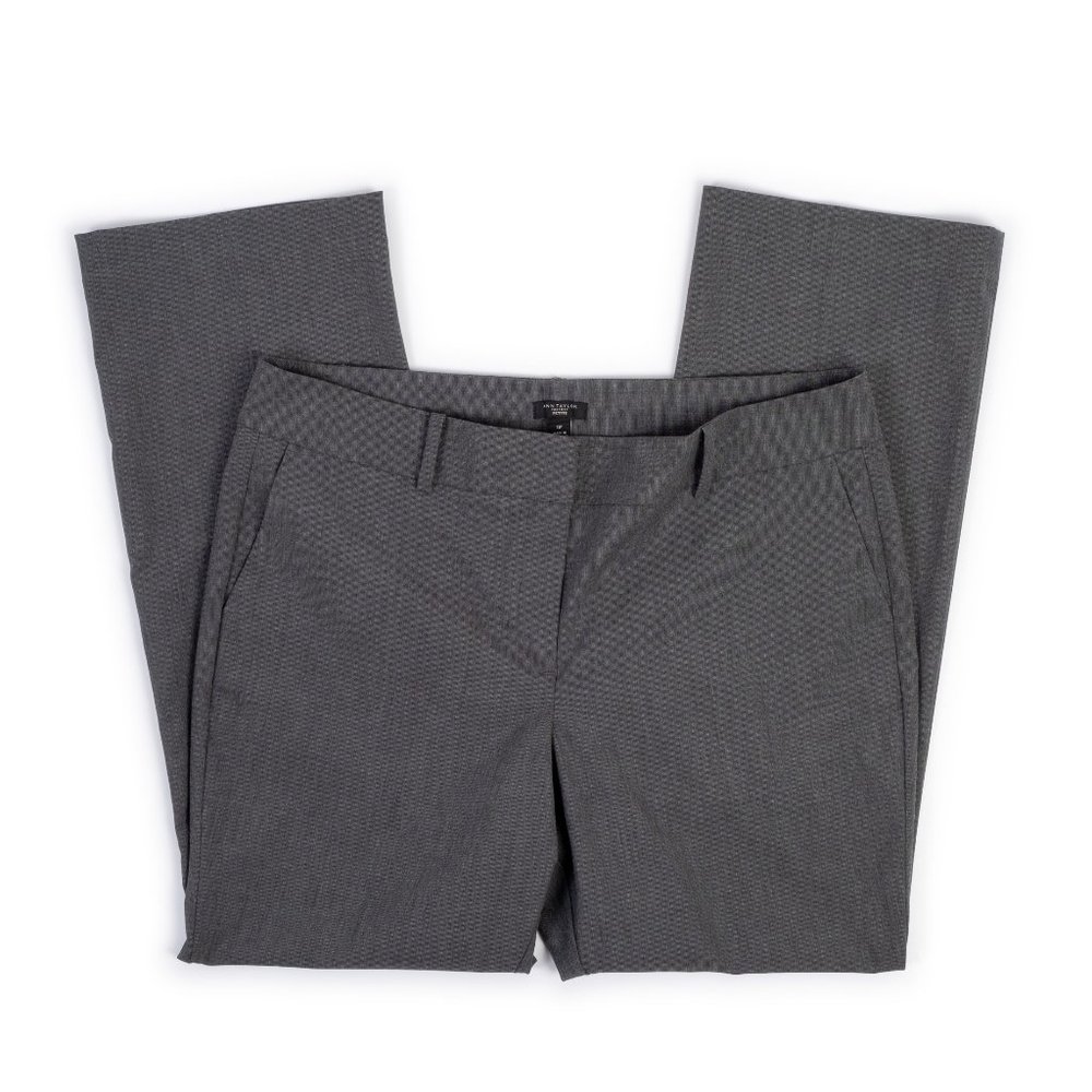 Ann Taylor Factory Petite charcoal grey trousers size 12 P